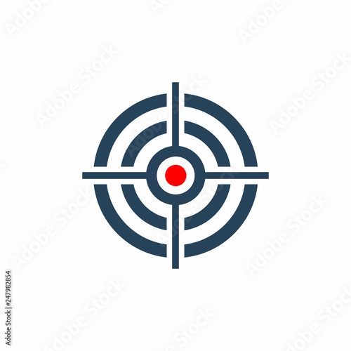 Target icon vector
