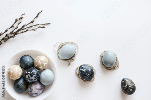 Canvas Print Pastel composition for the holiday of Easter