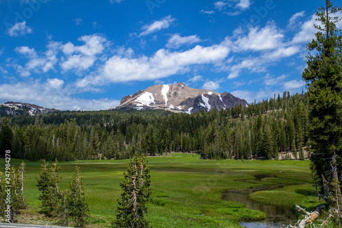 Photography Mt Lassen and meadow