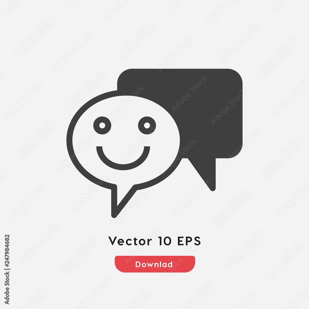 Obraz premium feedback icon vector