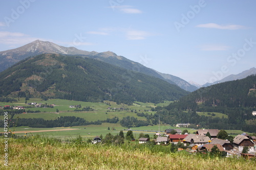 morning in the Alpine mountains