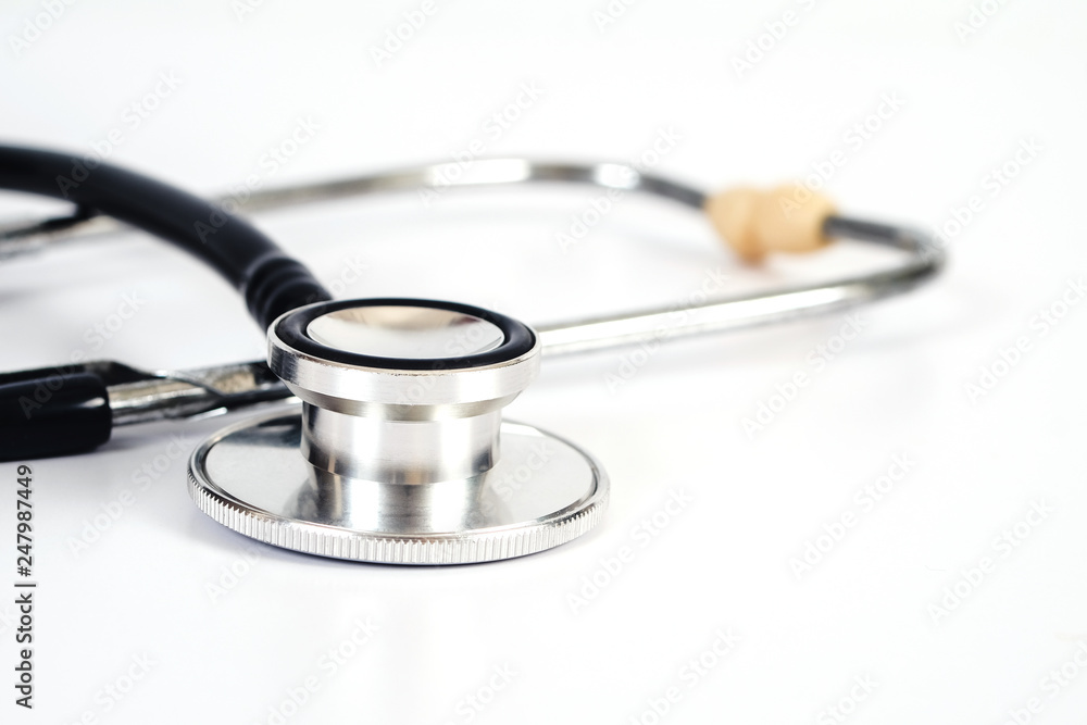 Stethoscope health tool on table .Medical accessories with copy space. Stethoscope health tool on table .Medical accessories with copy space.