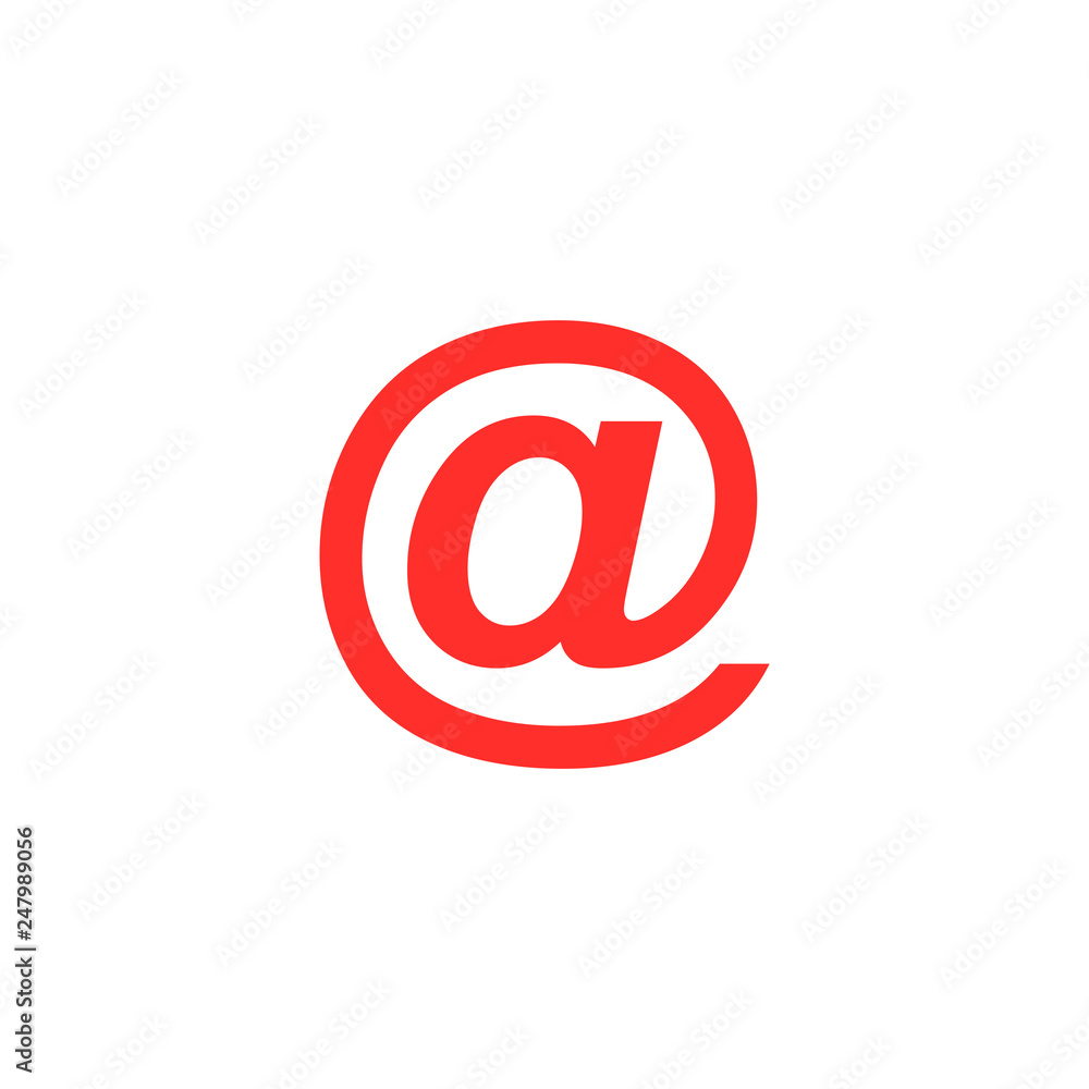 e-mail icon, at icon e-mail icon, at icon