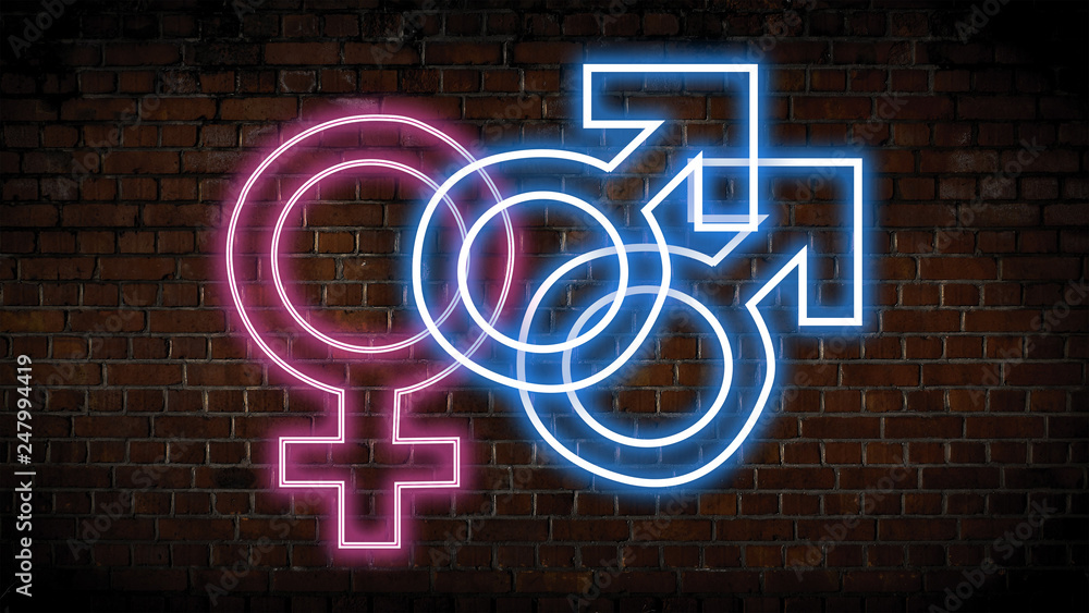 Bisexuality neon sign Bisexuality neon sign