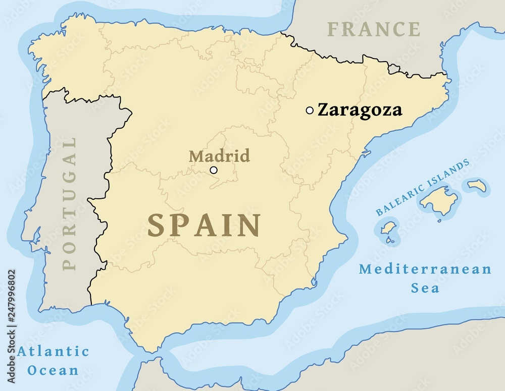 Zaragoza map location