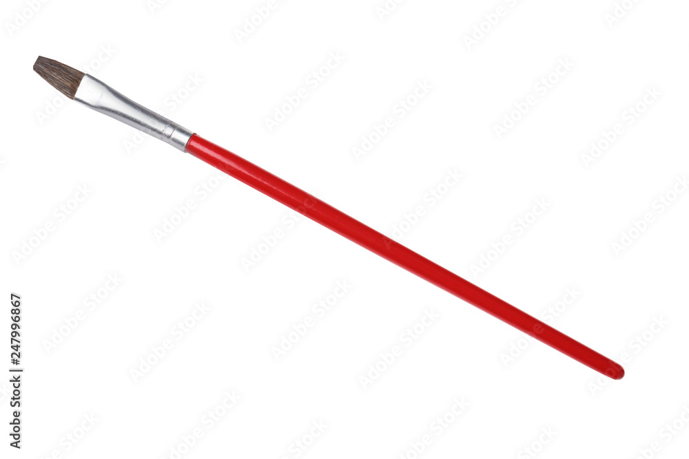 New brush for painting on white background