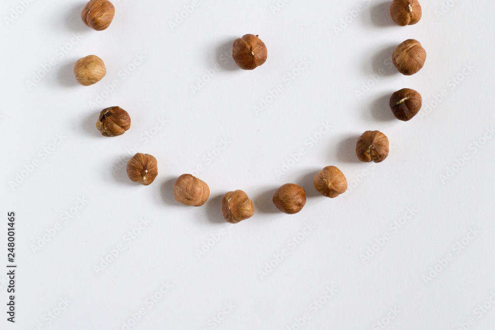 nut circle, flower, hazelnut and almond nut circle, flower, hazelnut and almond