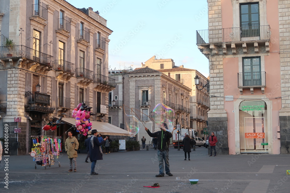 street in Catania