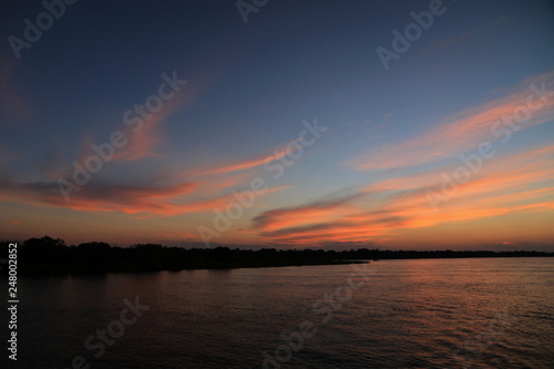 Sunset, Zambezi River, Zimbabwe