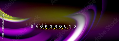 Blurred fluid colors background, abstract waves lines, mixing colours with light effects on light backdrop. Vector artistic illustration for presentation, app wallpaper, banner or posters
