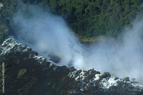Victoria Falls  Aerial view  Zimbabwe
