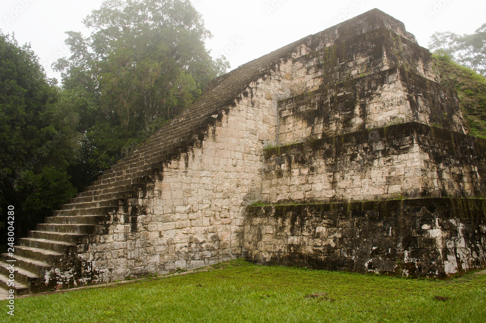Tikal (Guatemala) temple in the Jungle