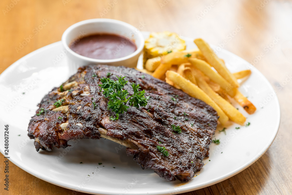 Grilled Pork ribs Grilled Pork ribs