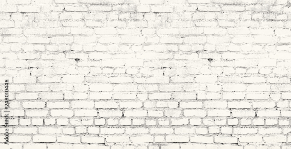 Background of empty white brick old wall Background of empty white brick old wall