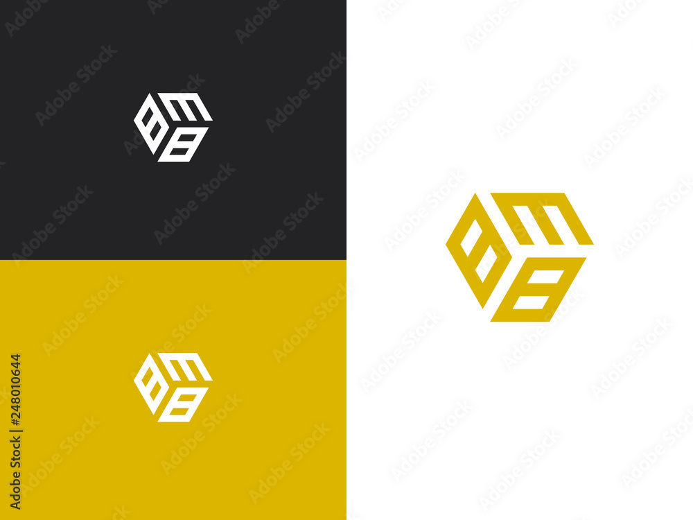 Combination number, stylish vector emblem for design Combination number, stylish vector emblem for design