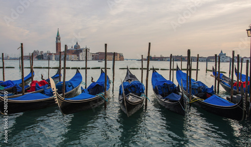 Sunset over the Gran Canal, Venice, Italy