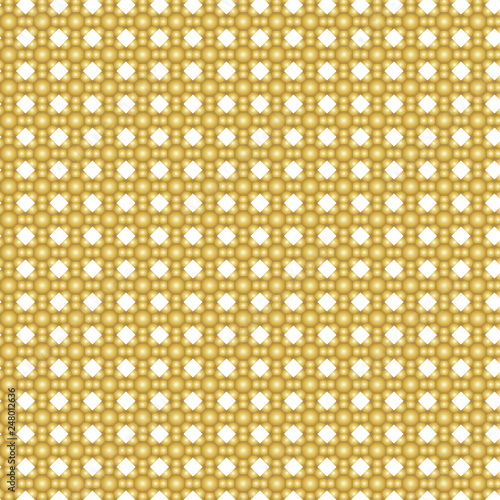 Abstract golden repeating background. Seamless pattern
