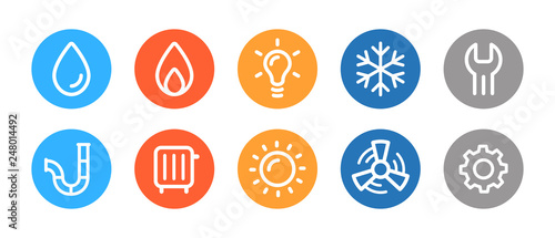 Sanitär Symbole