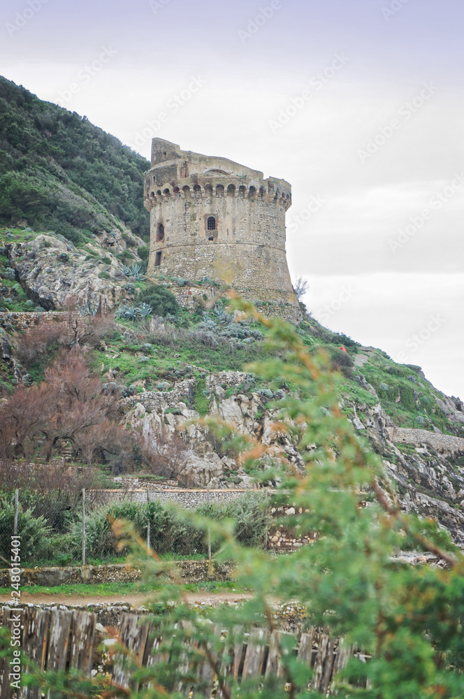 View of Paola Tower - Circeo National Park - Latina Italy