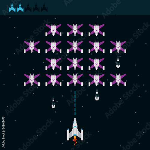 videogame spaceship alien