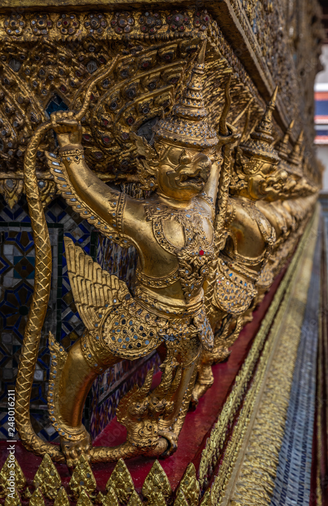 Thai golden statues Thai golden statues
