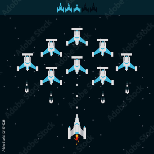 videogame spaceship alien
