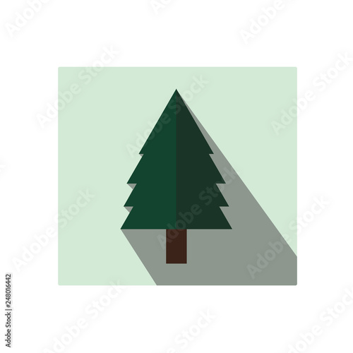 christmas tree icon. © Supitchanan