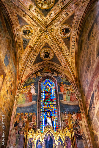 Fotografie Altarpiece Redeemer Strozzi Chapel Santa Maria Novella Church Florence Italy