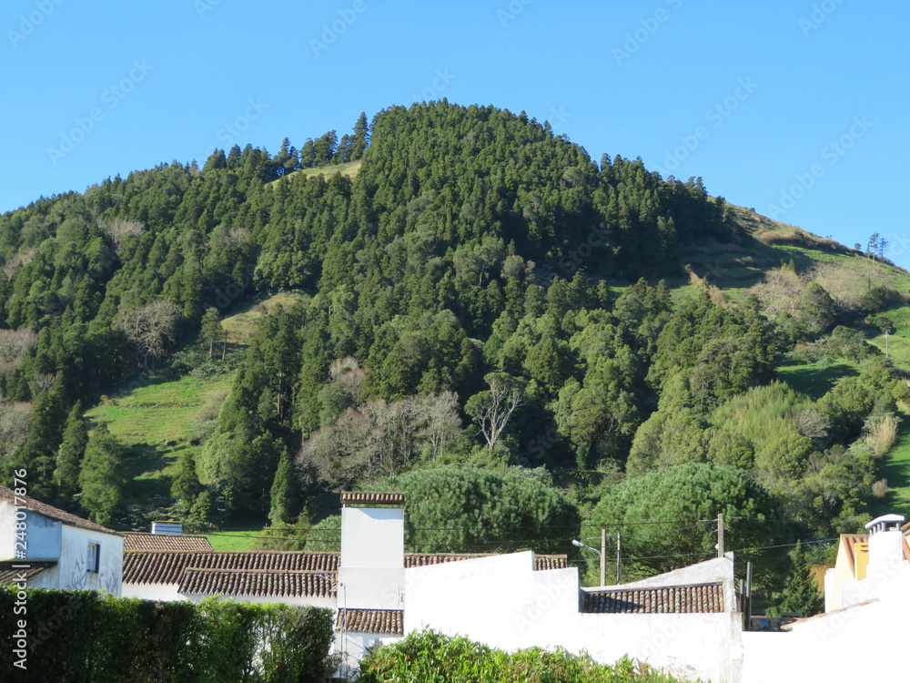 Fototapeta premium Sete Cidades und Umgeburng