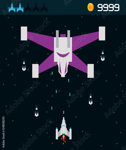 videogame spaceship alien