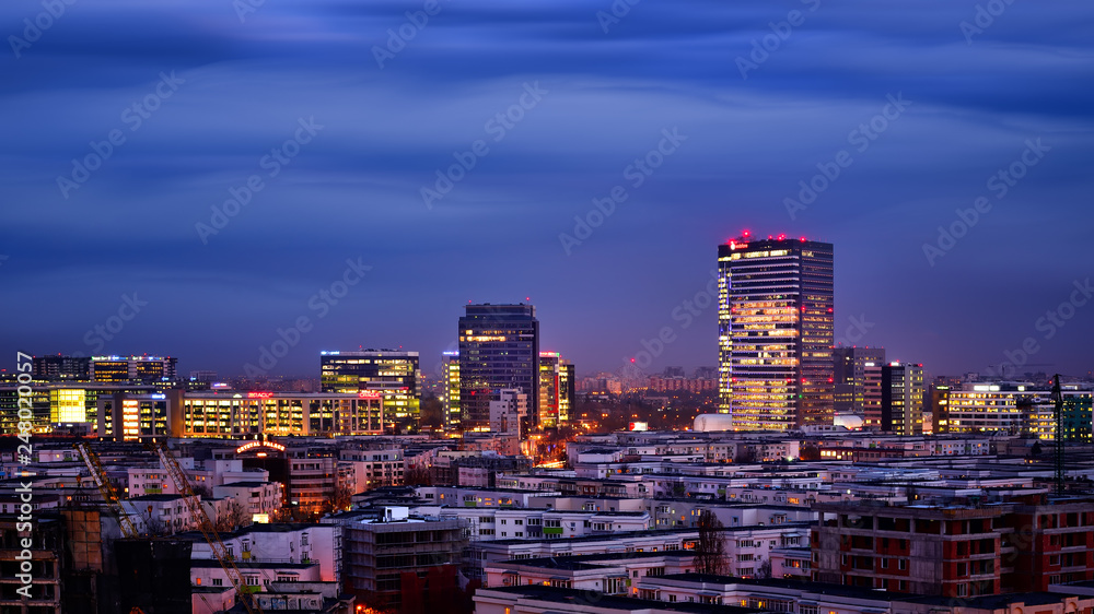 Bucharest corporate buildings , real estate business, office buildings  