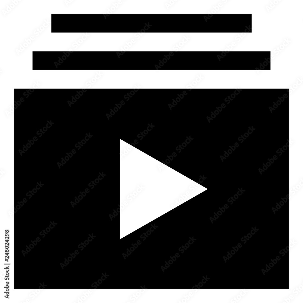 Playlist Catalog Vector Icon Playlist Catalog Vector Icon