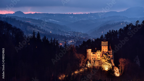 Bran Castle in Brasov county , count Dracula castle  © Eduard