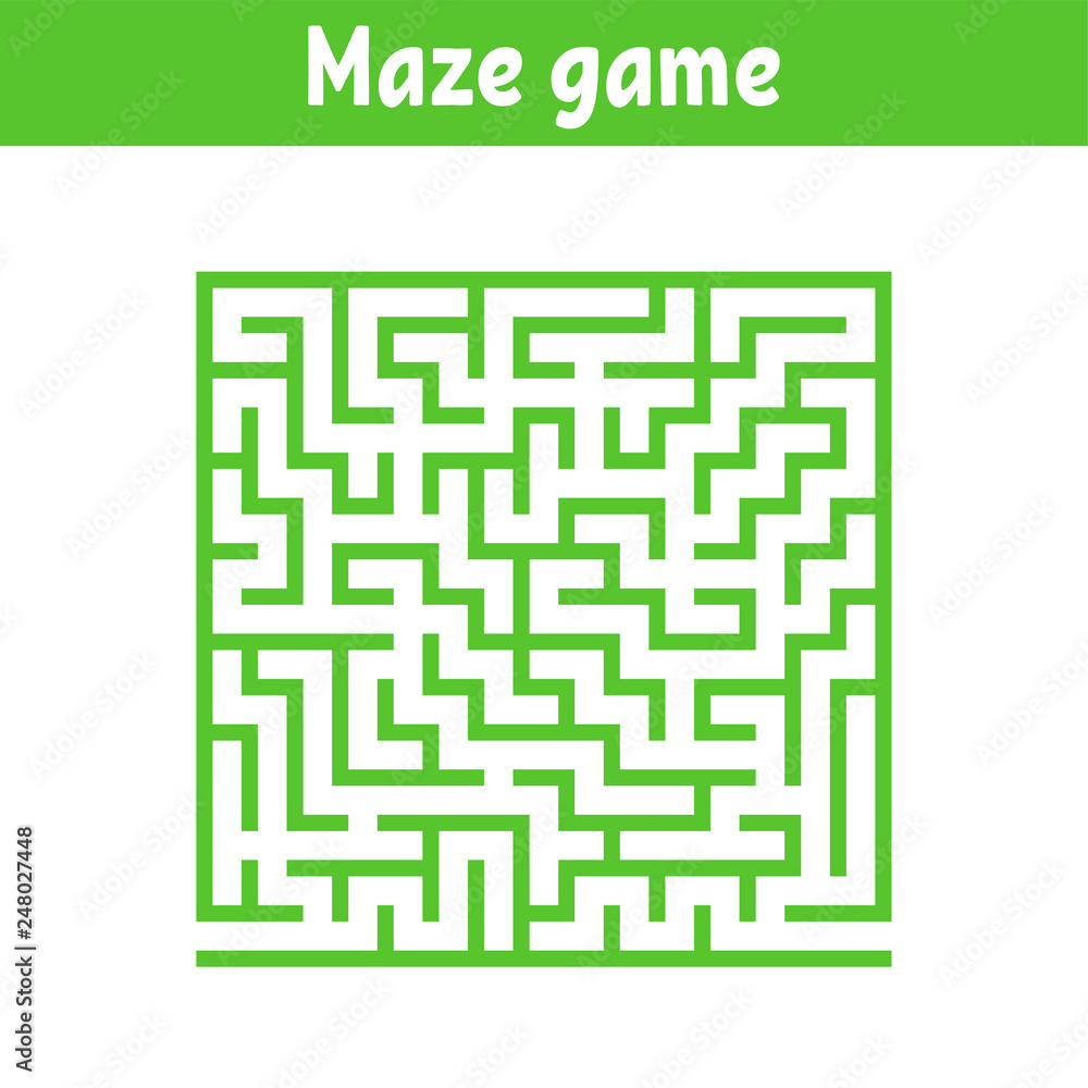 Abstract maze. Game for kids. Puzzle for children. Cartoon style. Labyrinth conundrum. Color vector illustration. The development of logical and spatial thinking. Abstract maze. Game for kids. Puzzle for children. Cartoon style. Labyrinth conundrum. Color vector illustration. The development of logical and spatial thinking.
