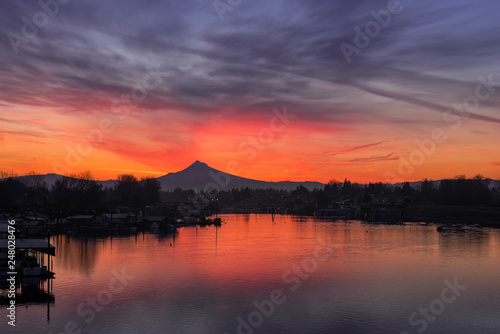 Sunrise in Portland Oregon © Nicholas Steven