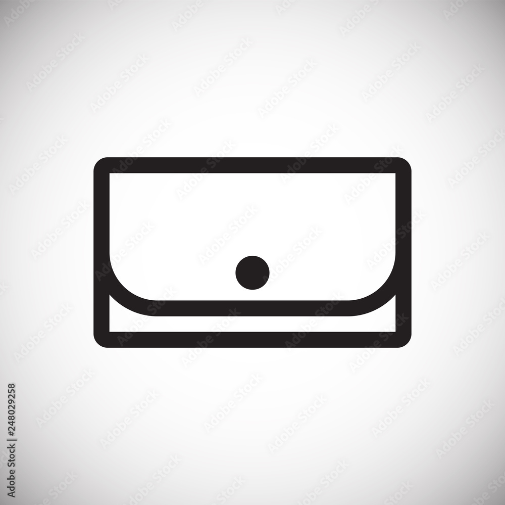 Wallet icons on white background for graphic and web design, Modern simple vector sign. Internet concept. Trendy symbol for website design web button or mobile app Wallet icons on white background for graphic and web design, Modern simple vector sign. Internet concept. Trendy symbol for website design web button or mobile app