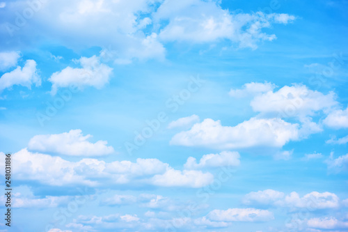 Blue sky with clouds