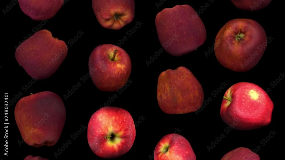 Realistic render of falling