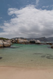 Boulders in the sea at Boulders Beach, South Africa