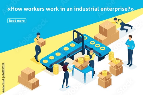 Isometric Article Banner Large Warehouses