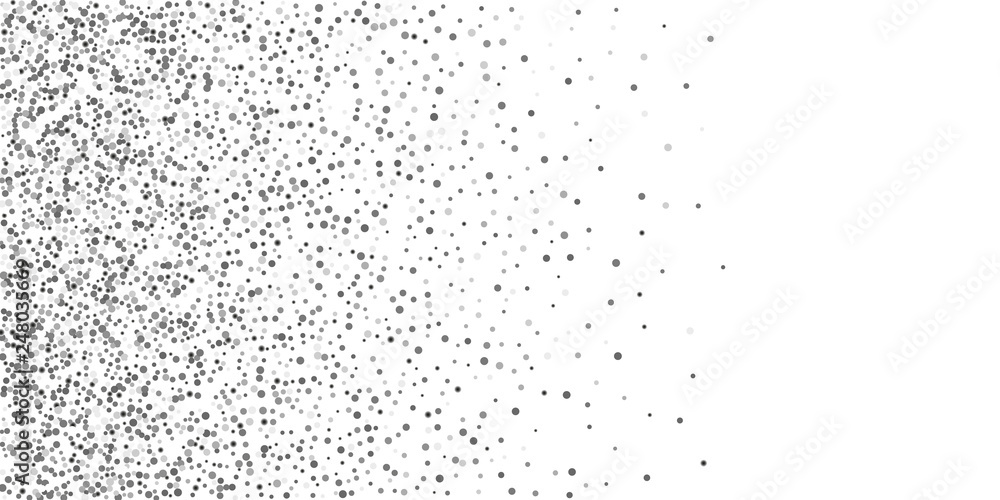 Obraz premium Silver glitter confetti