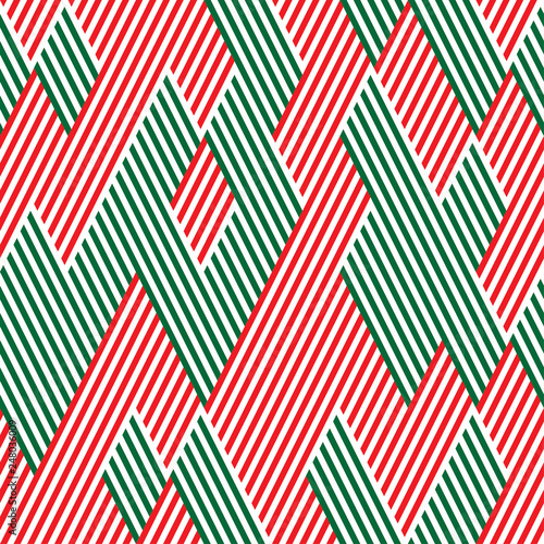 seamless pattern of broken oblique colored lines