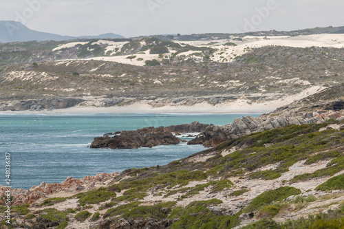 Coastline in Gansbaai, South Africa