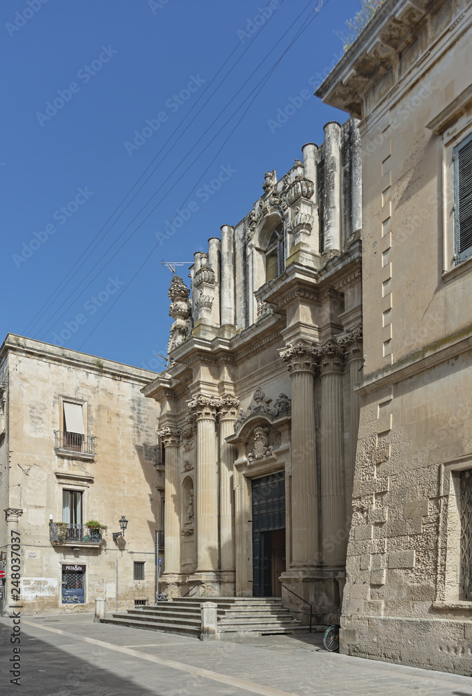 Italia Puglia Lecce chiesa Santa Teresa