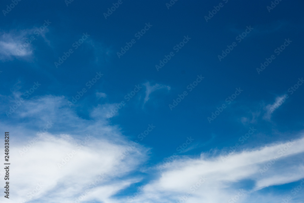 Obraz premium blue sky with clouds