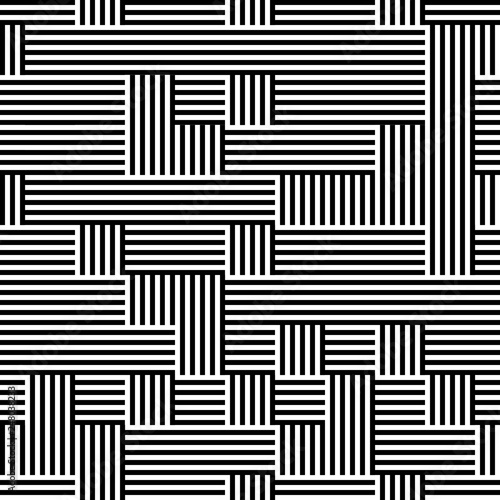 seamless pattern with black and white segments