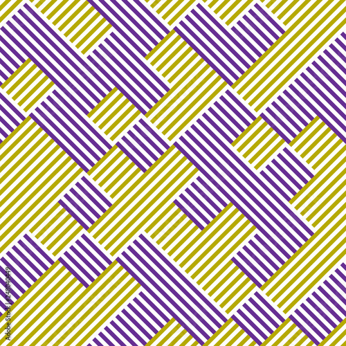 seamless pattern with purple and yellow stripes