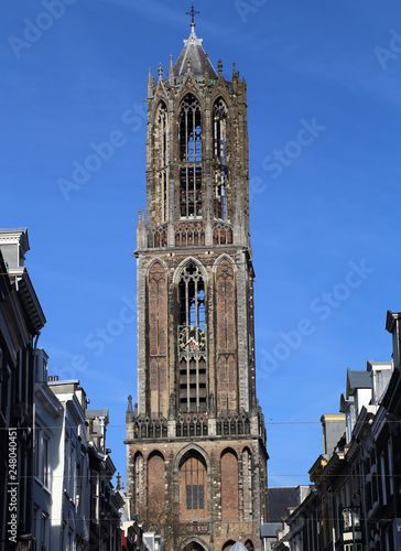 Fotografie Dom tower of Utrecht, Holland