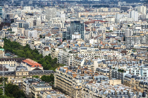 Panorama of Paris. View from Printemps store. France. © Mariana Ianovska