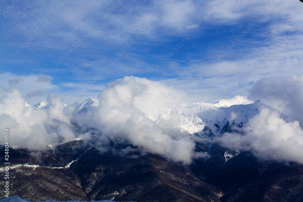 clouds in the sky